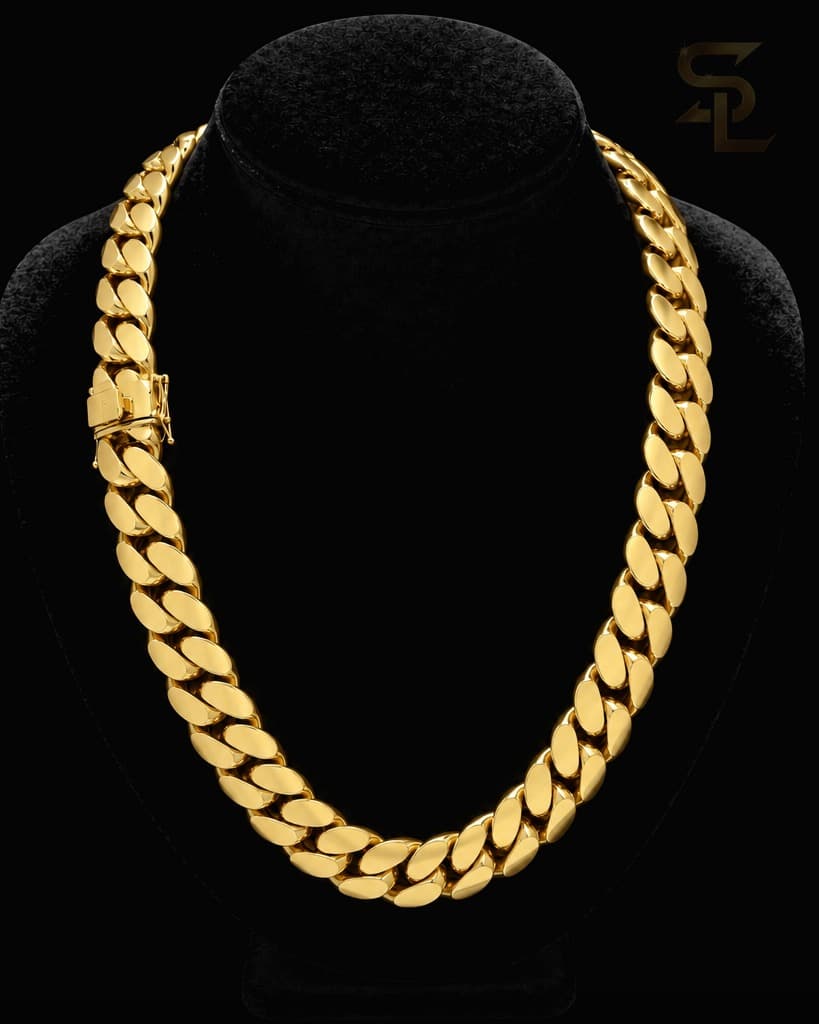 20MM Gold Miami Cuban Link Chain