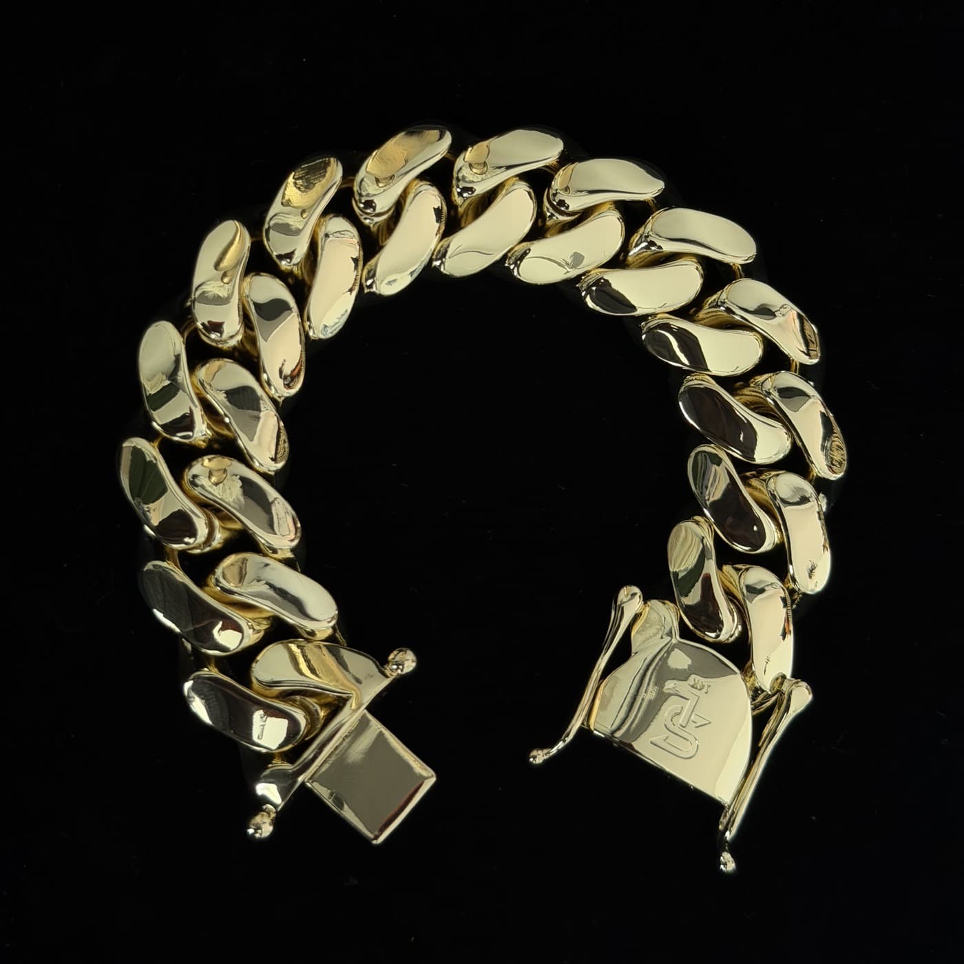 Gold Miami Cuban Link Bracelet