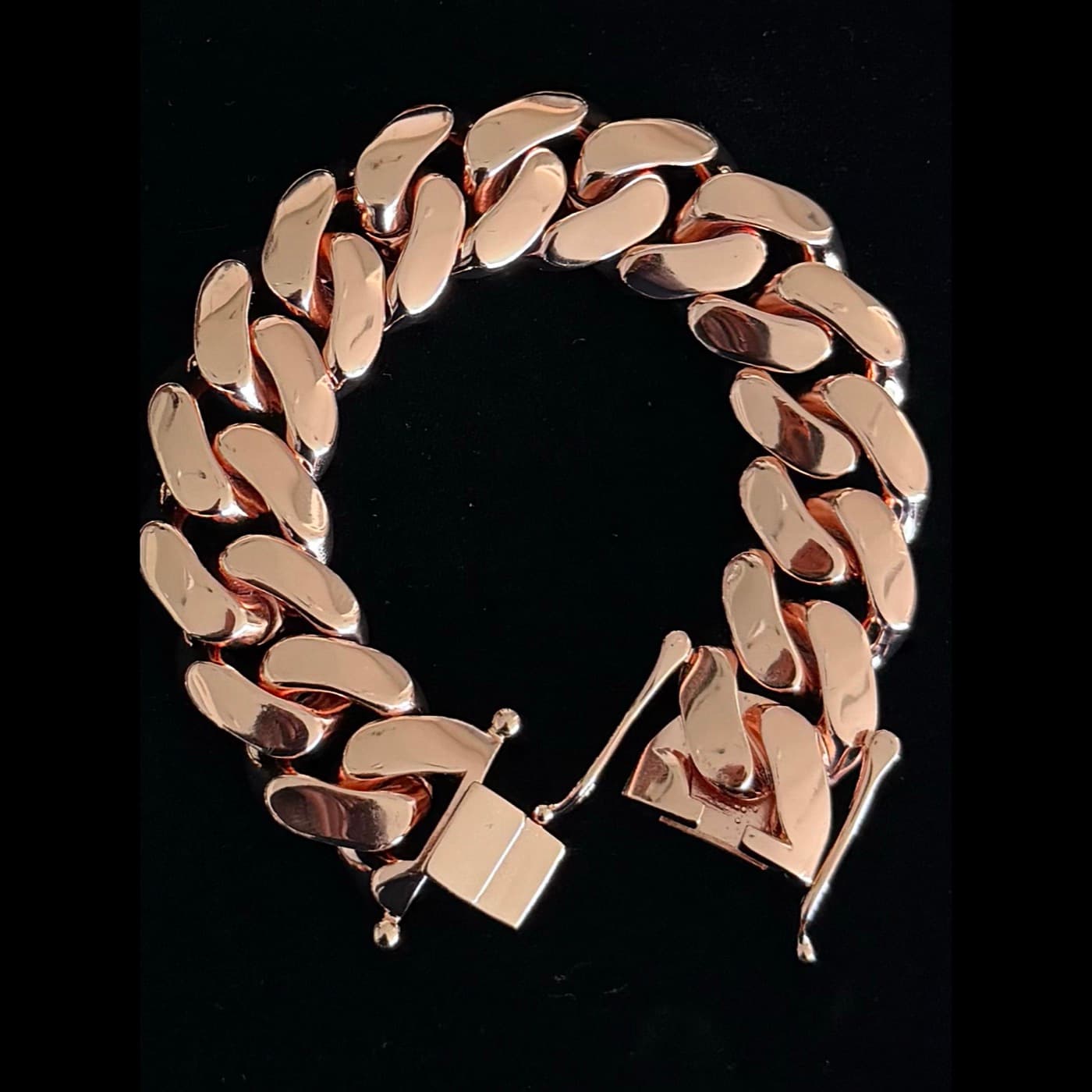 Rose Gold Miami Cuban Link Bracelet