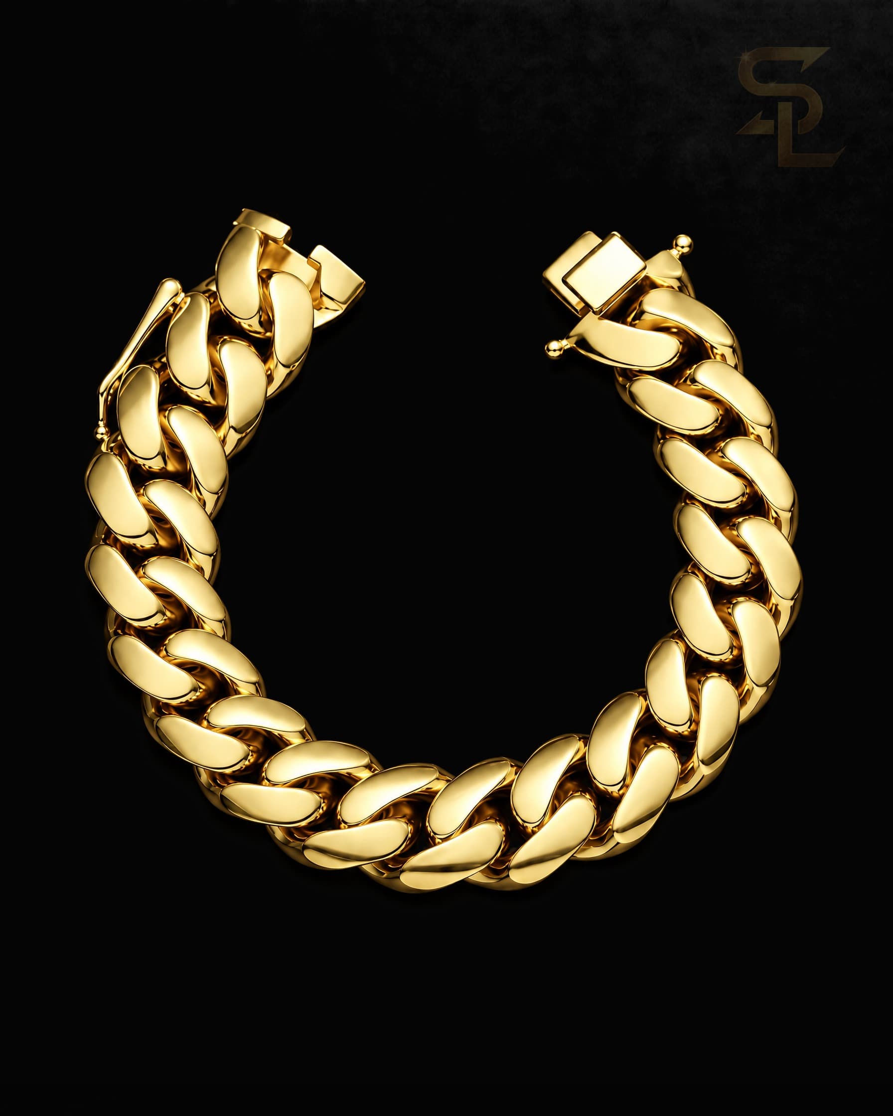 16MM Gold Miami Cuban Link Bracelet