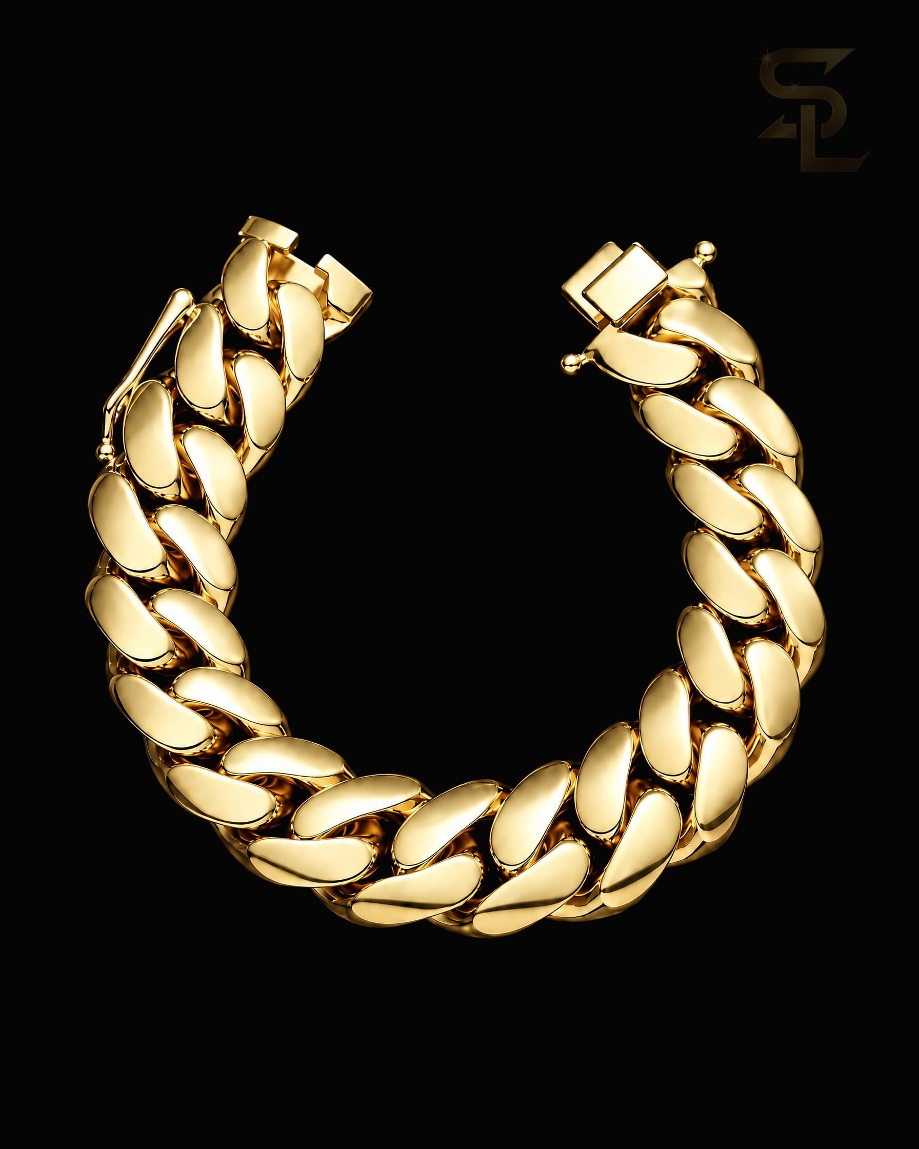 20MM Gold Miami Cuban Link Bracelet